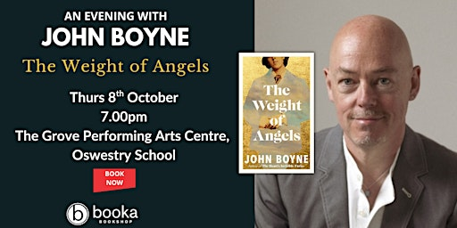 An Evening with John Boyne - The Weight of Angels | Oswestry School