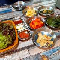 여수 해물삼합!
