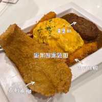 兩個人都唔會食得晒嘅巨size蛋包飯🍚