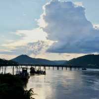 The scene of Luangprabang heritage city. 