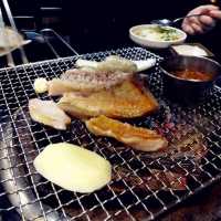 Bbq Black Pork Street in Jeju Island