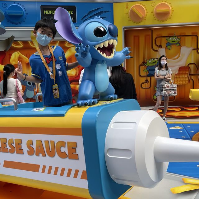 Disney 史迪仔vs Pixar 三眼仔 at time square