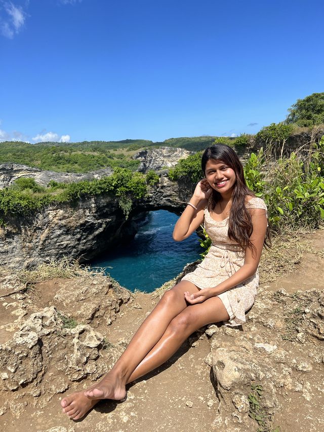 Beautiful coastal formation in Nusa Penida!