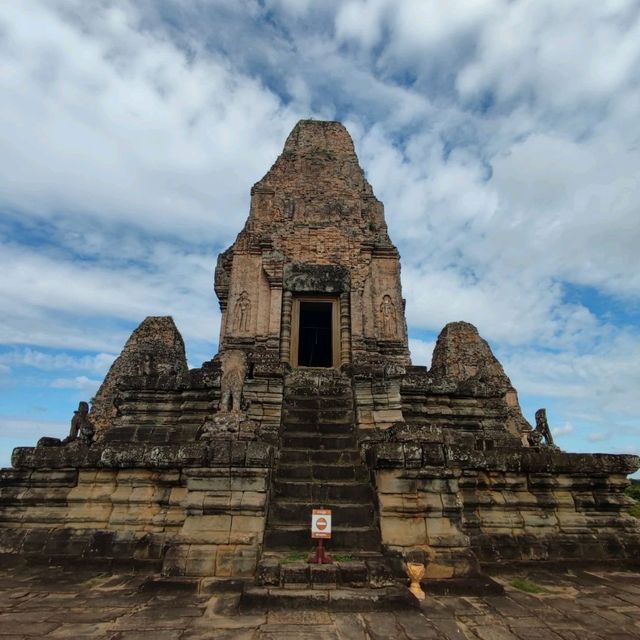 Hindu Temple ruins with panoramic views