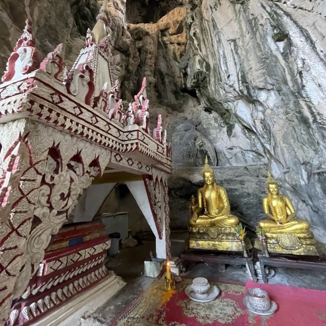 🙏⛰️แวะไหว้พระที่วัดถ้ำเขาฉกรรจ์🏞️🌿