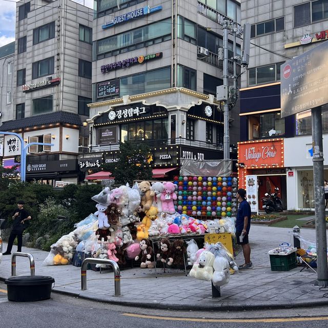 韓国/ソウル【弘大】若者の街弘大(ホンデ)の街並み