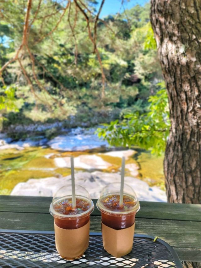 앉아 있기만해도 힐링되는 계곡뷰, 경남거창카페 민들레울🍂