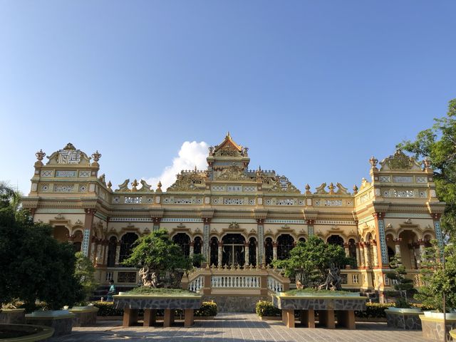 Vinh Trang Pagoda Temple - My Tho, Vietnam 