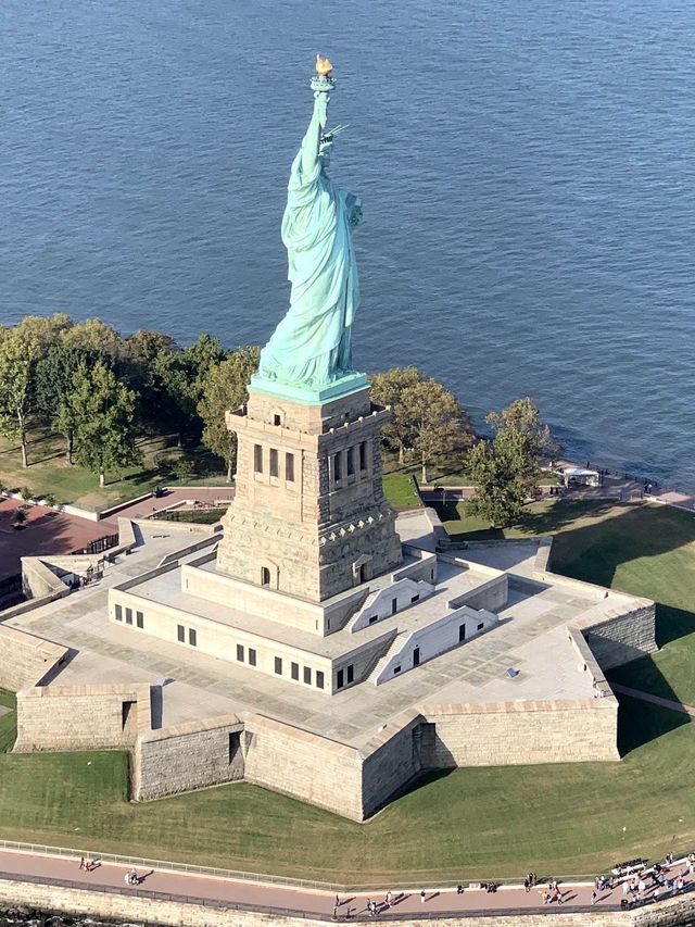 High view - Statue of Liberty 🗽 New York 