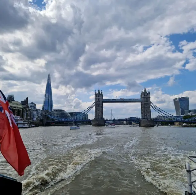 Boat trip on the river Thames 