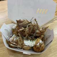 Takoyaki octopus balls in Guiyang.