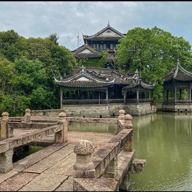 The benefit Bridge at Hanxiang Water Garden The benefit Bridge at Hanxiang Water Garden