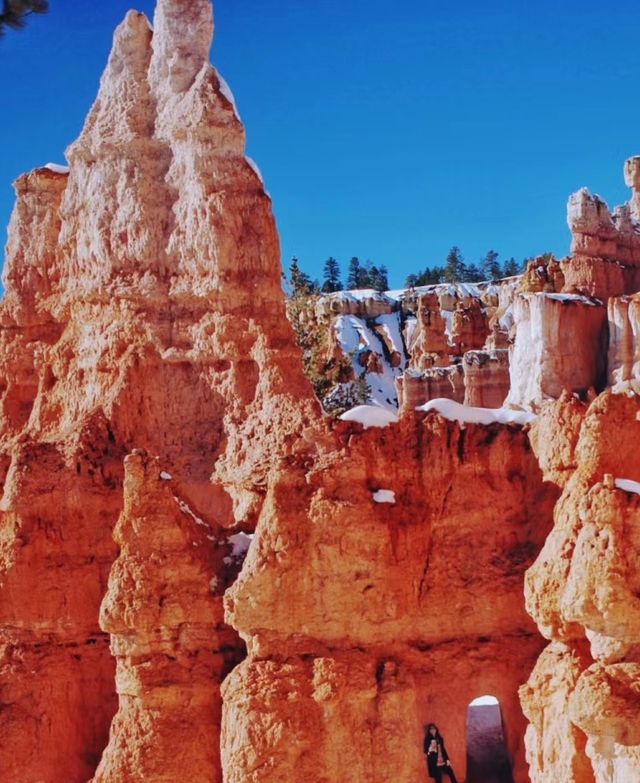 Bryce Canyon National Park from your perspective and senses.