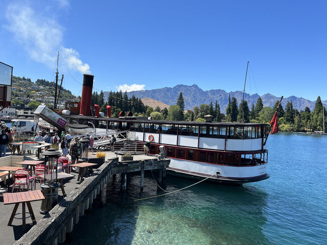 A steamship that rivals a floating museum.