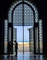 The magnificent Hassan II Mosque in Casablanca.