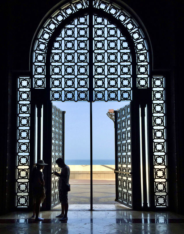 The magnificent Hassan II Mosque in Casablanca.