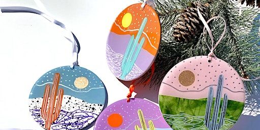 Handmade ornaments. Holiday prep kick off! Paper collage in person workshop (Tempe) | Lan Art&Design Studio