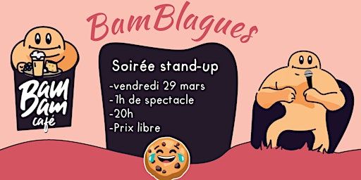 Bam blagues #21 - Soirée stand-up | Bam Bam Café