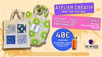 Atelier Créatif -"Peint ton tote bag" | L'Esprit Toulousain