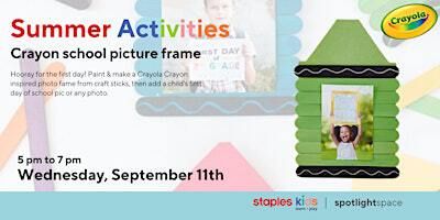 Crayola Crayon School Picture Frame at Staples St Catharines Store 448 | Staples St Catharines Store 448