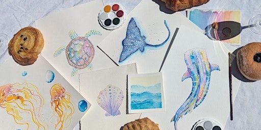 Painting & Pastries - Watercolour Oceans & Sealife | House of Hobby