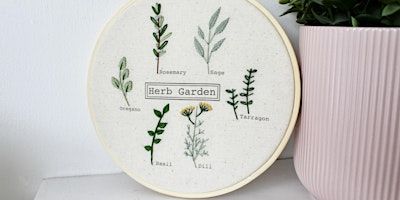 Hand Embroidery Workshop : Herb Garden | Milestone Studios