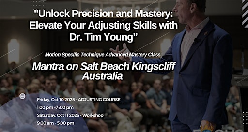 2 day Motion Specific Technique Class and Workshop w/ Tim Young, Australia | Mantra on Salt Beach Kingscliff