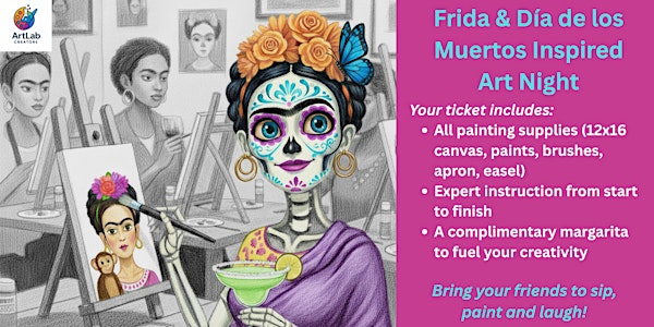 Frida & Día de los Muertos Inspired Art Night | Corazon Agave - Mexican Cuisine