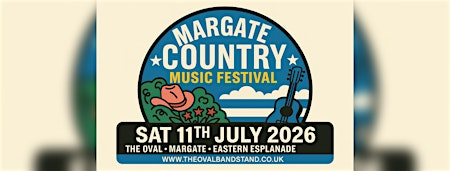 Margate Country Music Festival 2026 | The Oval Bandstand & Lawns