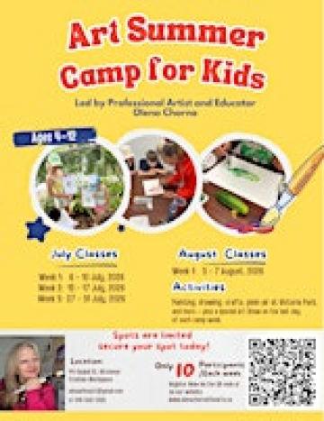 Art Summer Camp for Kids 4-12 with Olena Chorna | 44 Gaukel Street, Kitchener, ON, Canada