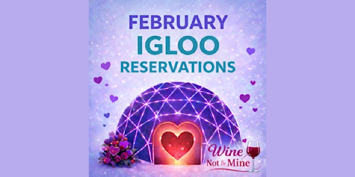 Wine Not Be Mine? Igloo Reservation (MAX 8 People) | The Vineyards at Pine Lake