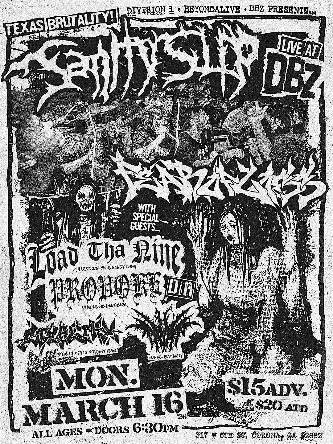 Division 1 x Beyonalive & DBZ Presents : Texas Brutality! | 317 W 6th St