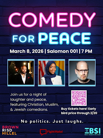 Comedy For Peace | Salomon Center