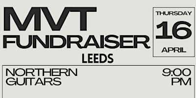 MVT Fundraiser Leeds @ Northern Guitars | Northern Guitars Cafe Bar