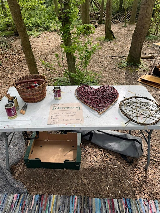 Adult course: Willow weaving projects for Forest School (ECC 2806) | Foxburrow Nature Reserve