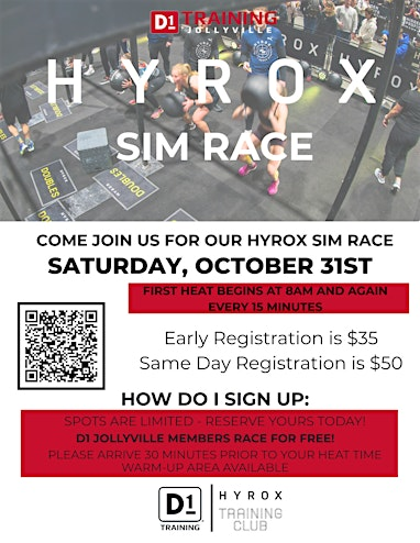 HYROX SIM | D1 Training Jollyville