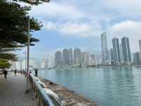 青衣海濱公園 海峽景色