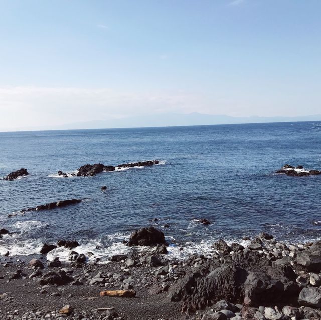 【東京】伊豆大島・野田浜からみる海は絶景！！