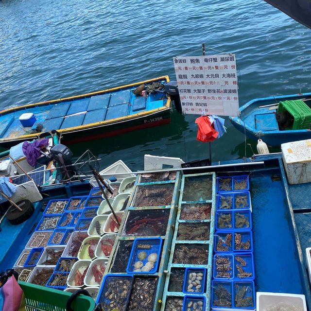 無敵海景❤️西貢碼頭⛵️海鮮🦞街