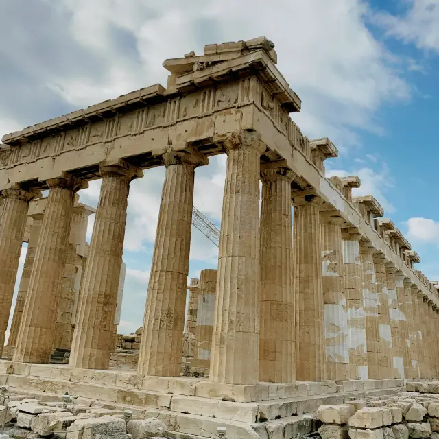 The amazing Acropolis in Athens Greece.