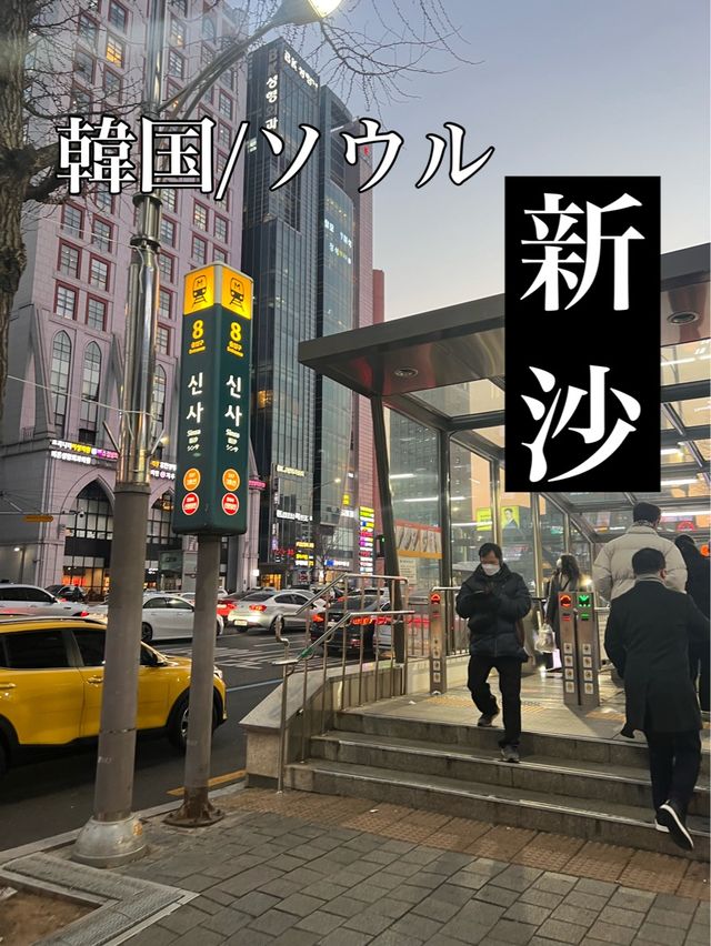 韓国/ソウル【新沙】新沙駅の地下街のご紹介🙋‍♀️