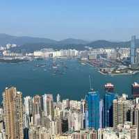 香港，太平山頂，山頂步行徑！暖冬必遊！