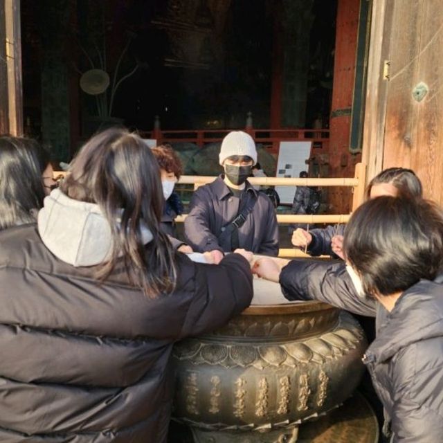 나라현에 동대사를 찾아 대불전과 남대문에 입이쩍