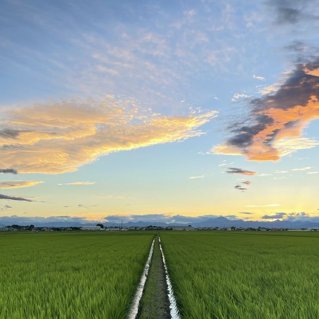 【絶景】群馬、伊勢崎の夕暮れ