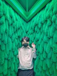 서울에 생겼던 미로 이벤트 'BOTTEGA MAZE💚'