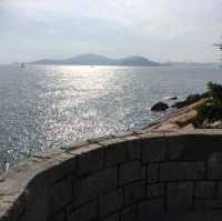海天一色的炮台