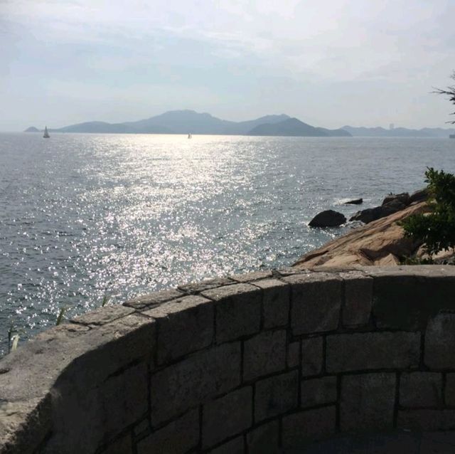 海天一色的炮台