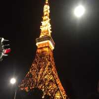 The view of Tokyo tower