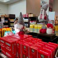 嘉義大學農產品展售中心-庭園造景戶外用餐區