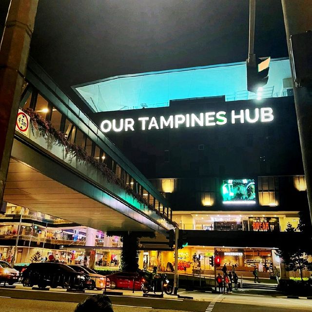 Brightly Lighted Tampines Hub